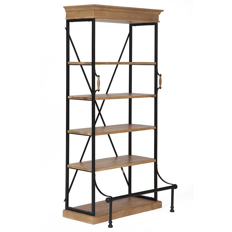Стеллаж Mango Shelving Patricia Древесина Черный Стеллаж Mango Shelving Patricia Древесина Черный в Костроме | Loft Concept
