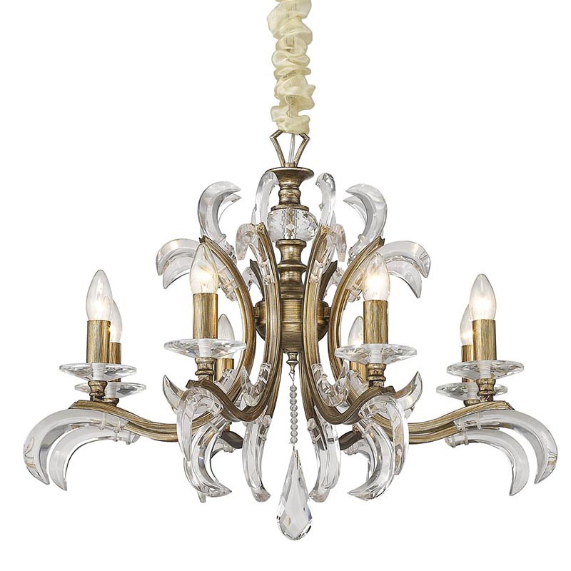 Люстра Blenden Chandelier 80 Серебряный Люстра Blenden Chandelier 80 Серебряный в Костроме | Loft Concept