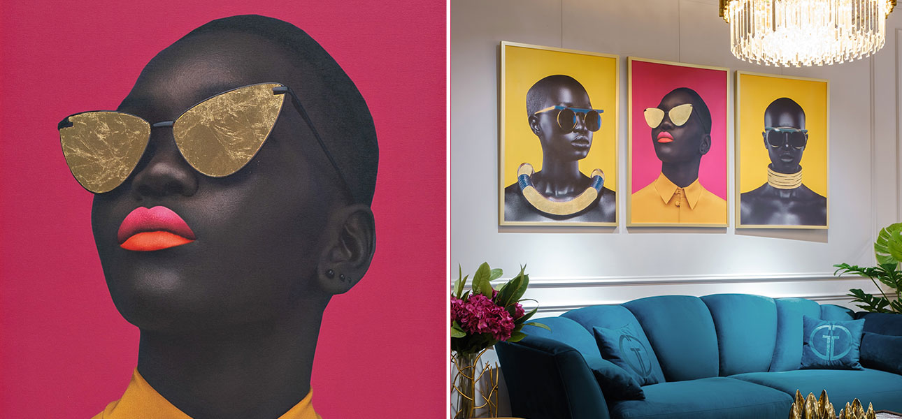 Холст The brightness of African women - фото