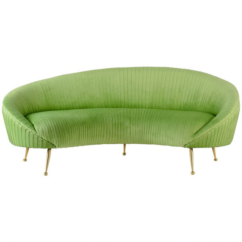 Диван Pebernat Lounge Sofa green Золотой Зеленый смок Прозрачный зеленый Диван Pebernat Lounge Sofa green Золотой Зеленый смок Прозрачный зеленый в Костроме | Loft Concept