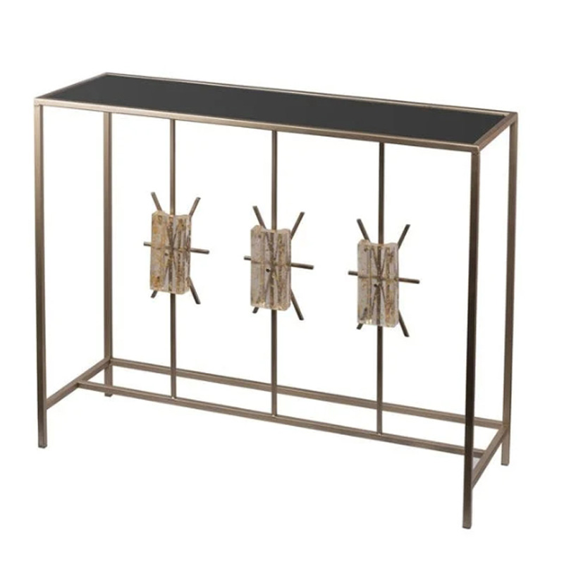 Консоль Console With Decor Золотой Консоль Console With Decor Золотой в Костроме | Loft Concept