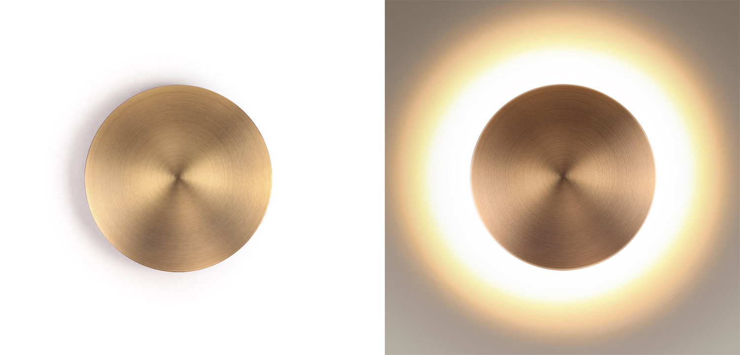 Бра Disco Piatto Bronze Sconce - фото