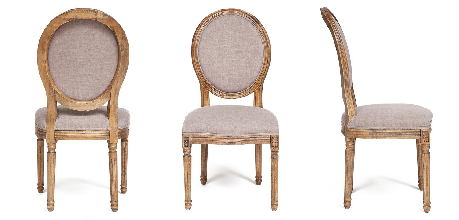 Стул French chair Provence gray - фото