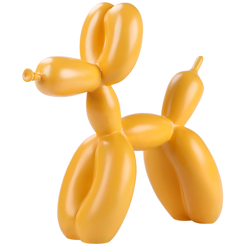 Статуэтка Jeff Koons Balloon Dog Matte Yellow Желтый Статуэтка Jeff Koons Balloon Dog Matte Yellow Желтый в Костроме | Loft Concept