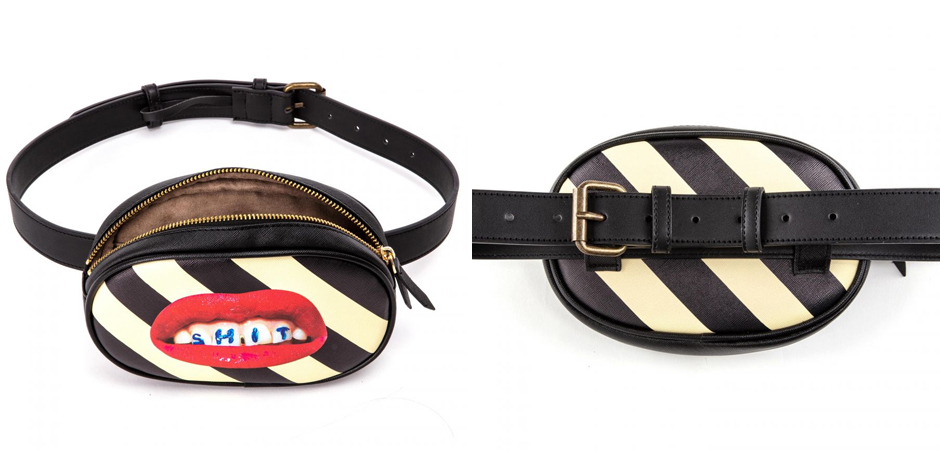 Поясная сумка Seletti Shit Striped Поясная сумка Seletti Shit Striped - Loft-Concept в Костроме