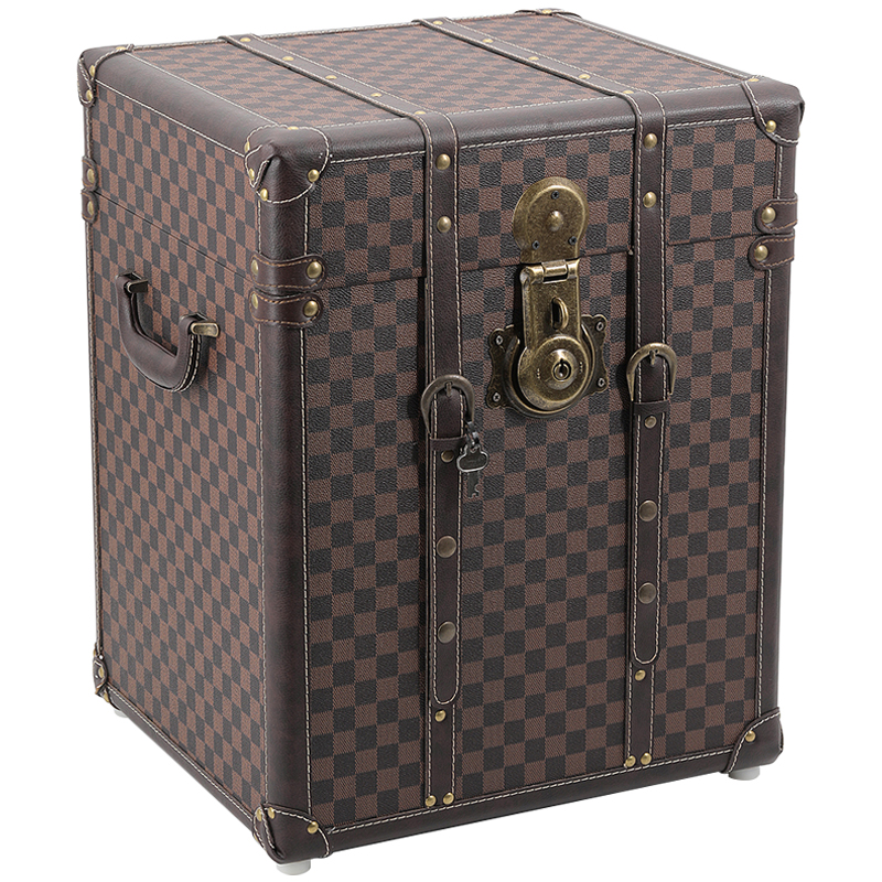 Сундук Louis Vuitton Design Wooden Chest Коричневый Латунь в Костроме | Loft Concept 