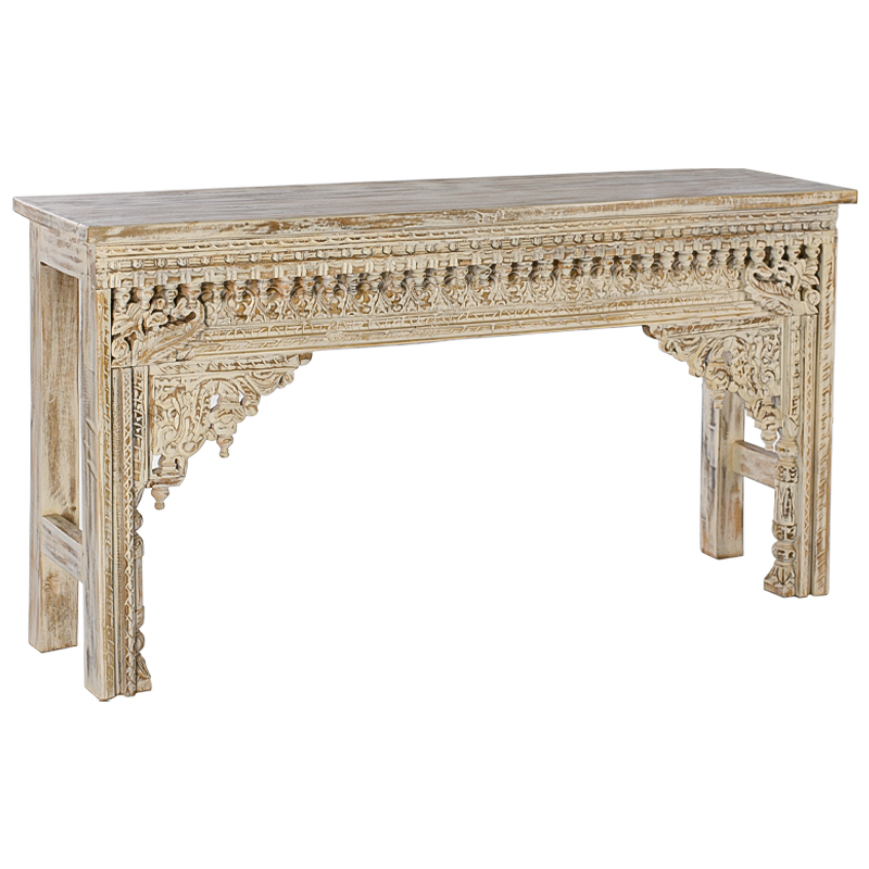 Консоль Parmer Console Бежевый Древесина Консоль Parmer Console Бежевый Древесина в Костроме | Loft Concept