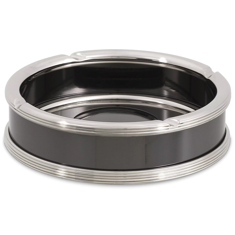 Пепельница Eichholtz Ashtray Ella Nickel Никель Черный Пепельница Eichholtz Ashtray Ella Nickel Никель Черный в Костроме | Loft Concept