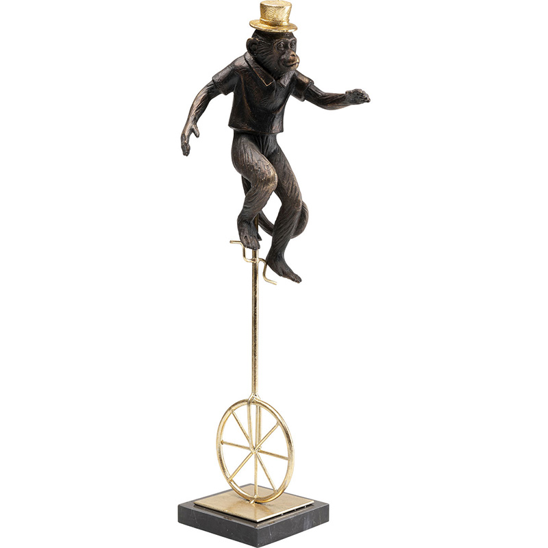 Статуэтка Circus Monkey Коричневый Статуэтка Circus Monkey Коричневый в Костроме | Loft Concept
