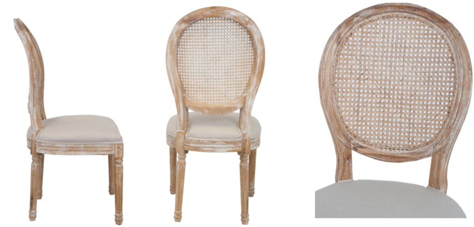 Стул French chairs Provence Beige Rattan 2 Chair Стул French chairs Provence Beige Rattan 2 Chair - Loft-Concept в Костроме