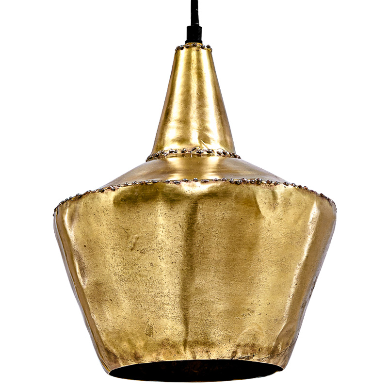 Подвесной светильник Rough Gold Pendant Винтажное глянцевое золото с состаренным эффектом Подвесной светильник Rough Gold Pendant Винтажное глянцевое золото с состаренным эффектом в Костроме | Loft Concept