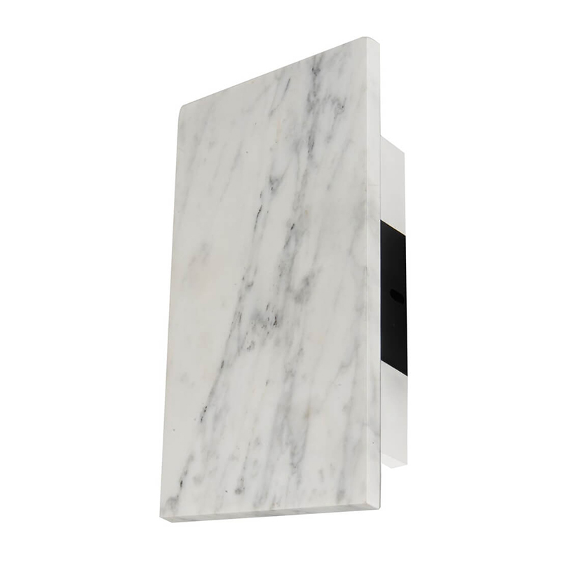 Бра Jordy Marble Slab Wall Lamp Черный Светло-серый Бра Jordy Marble Slab Wall Lamp Черный Светло-серый в Костроме | Loft Concept