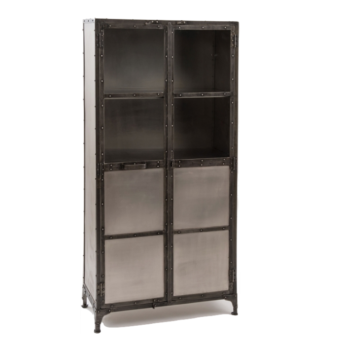 Буфет Industrial Steampunk Nickel Cabinet Буфет Industrial Steampunk Nickel Cabinet в Костроме | Loft Concept