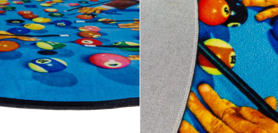 Ковер Seletti Round Rug Snooker Ковер Seletti Round Rug Snooker - Loft-Concept в Костроме