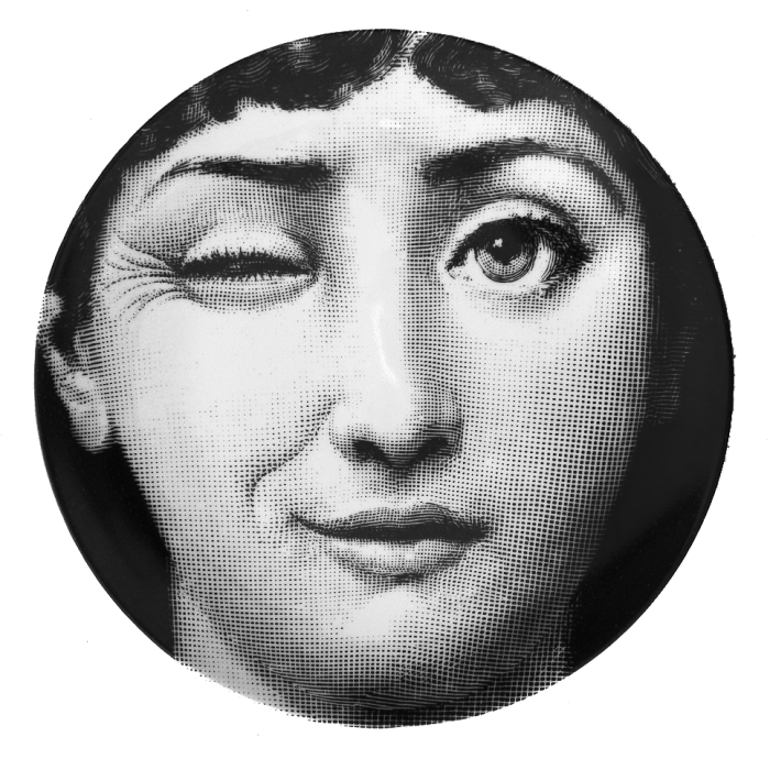 Декоративная тарелка Fornasetti 130 Черный Декоративная тарелка Fornasetti 130 Черный в Костроме | Loft Concept