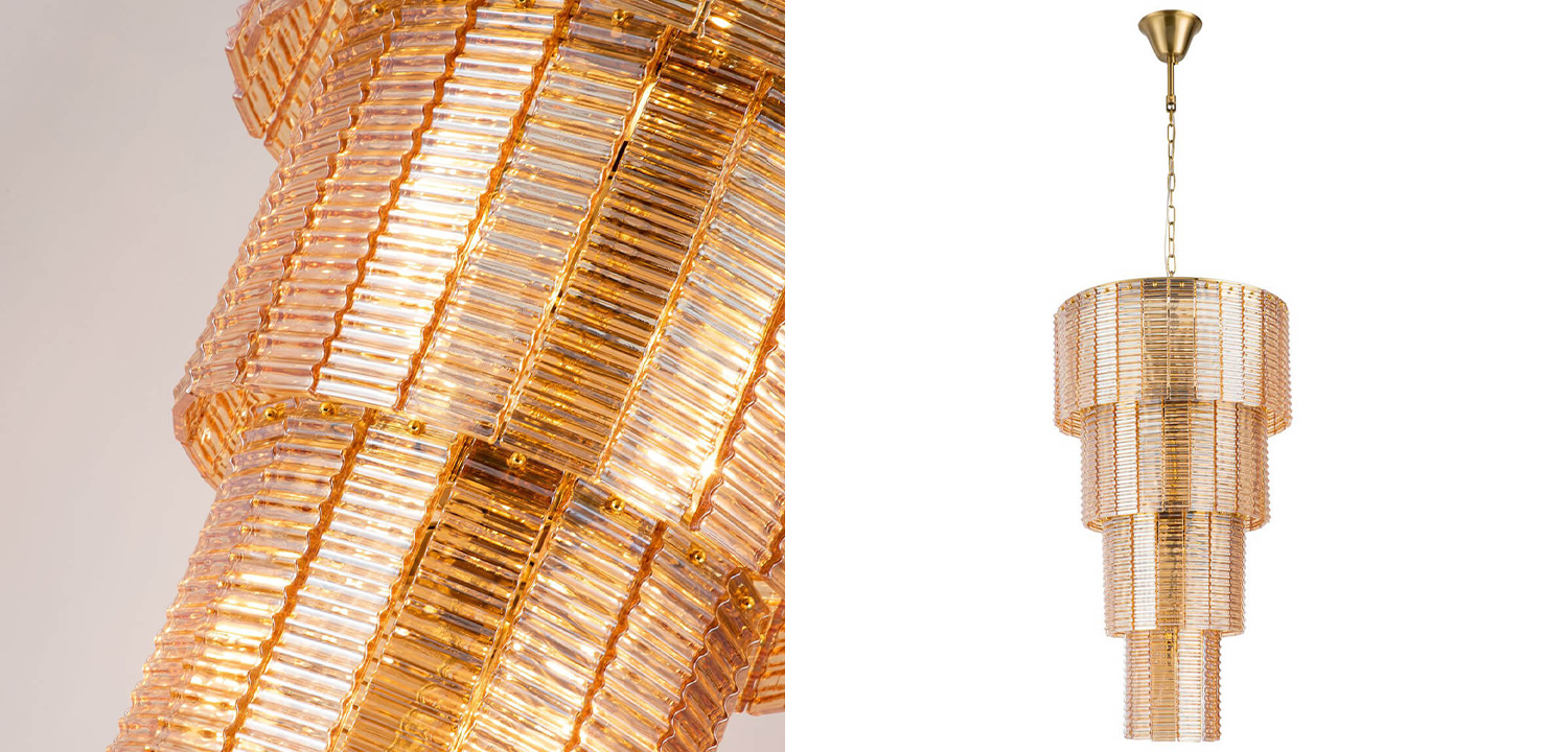 Люстра Branwen Amber Chandelier 51 - фото №1