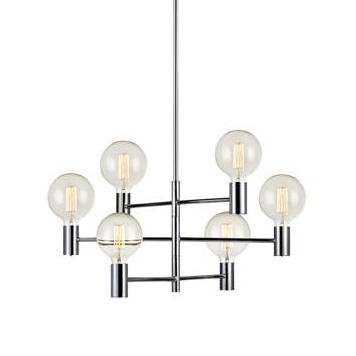 Люстра Helix Chandelier Chrome Хром Люстра Helix Chandelier Chrome Хром в Костроме | Loft Concept