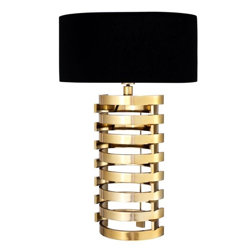 Настольная лампа Tamsin Table Lamp Латунь Черный в Костроме | Loft Concept 