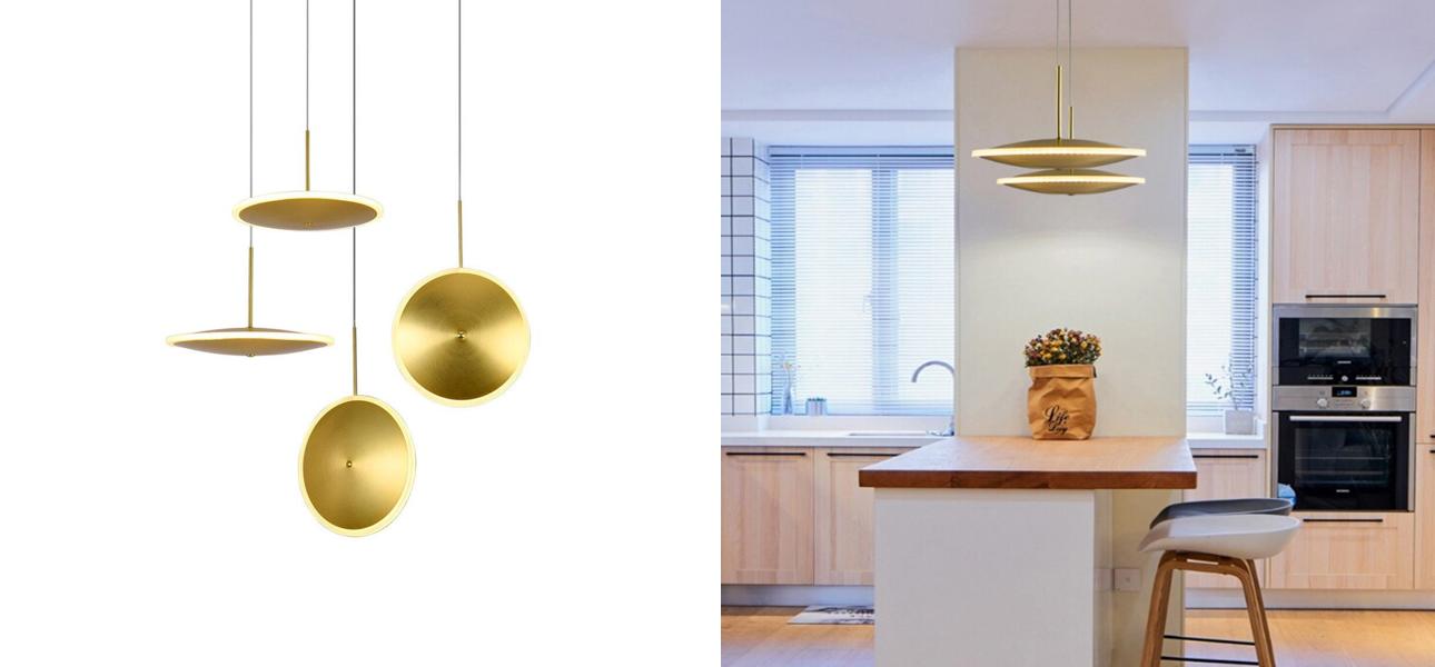 Светильник Chrona by Graypants D40 Gold Horizontal - фото №3