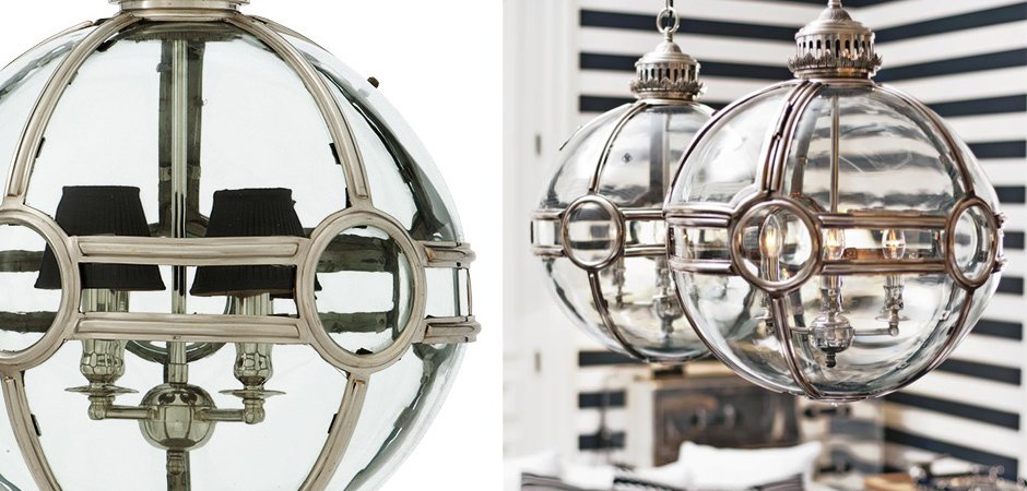 Люстра Lantern Hagerty Antique Silver - Loft-Concept в Костроме
