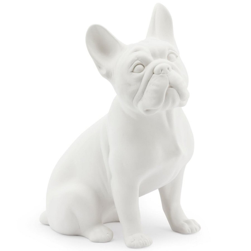 Статуэтка Abhika French Bulldog White Белый Статуэтка Abhika French Bulldog White Белый в Костроме | Loft Concept