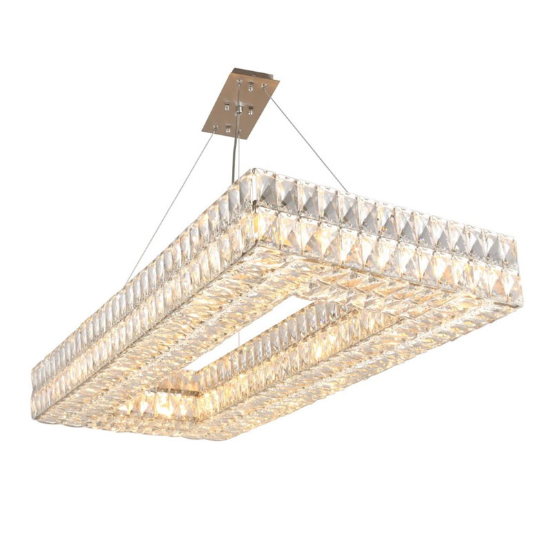 Люстра Crystal Regena Silver Rectangle Chandelier 100 Прозрачный Хром Люстра Crystal Regena Silver Rectangle Chandelier 100 Прозрачный Хром в Костроме | Loft Concept