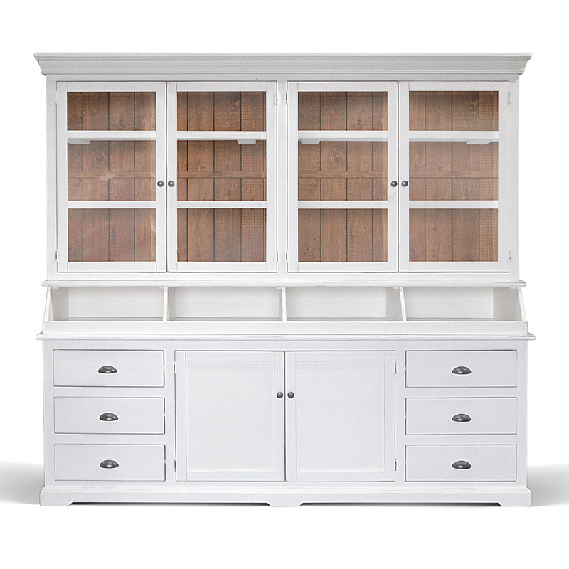 Шкаф Ruggerio Provence HARMONIE Glass Door big Белый Шкаф Ruggerio Provence HARMONIE Glass Door big Белый в Костроме | Loft Concept