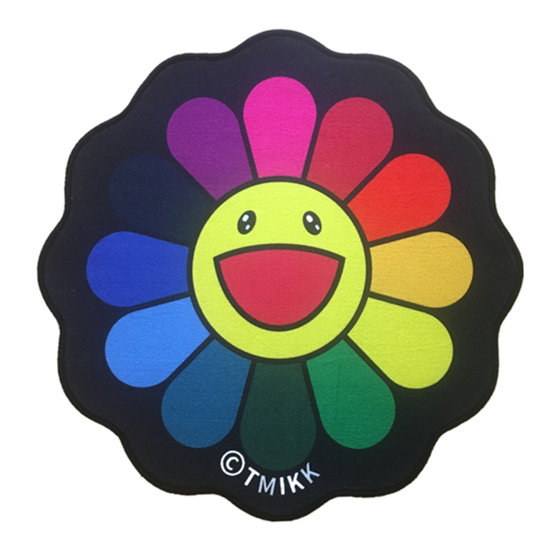 Коврик для прихожей улыбающийся цветок Takashi Murakami Мульти Коврик для прихожей улыбающийся цветок Takashi Murakami Мульти в Костроме | Loft Concept