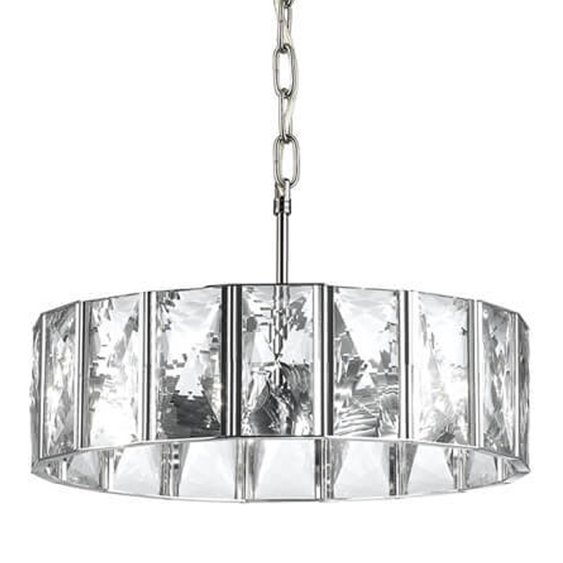 Люстра Tiers Crystal Light Chandelier Round Хром Прозрачный (Transparent) Люстра Tiers Crystal Light Chandelier Round Хром Прозрачный (Transparent) в Костроме | Loft Concept