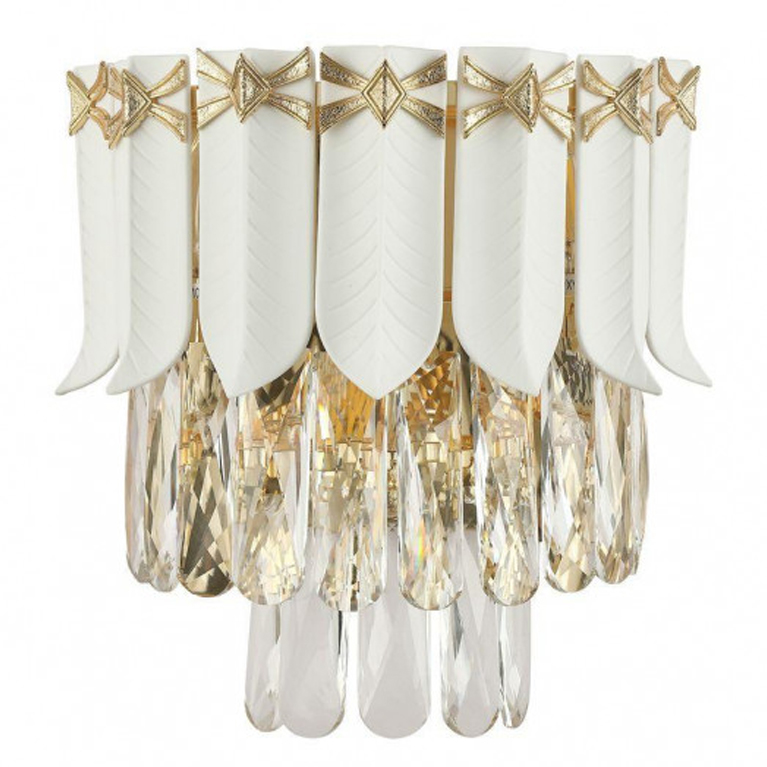 Бра Barcelo Wall Lamp Прозрачный Золотой Бра Barcelo Wall Lamp Прозрачный Золотой в Костроме | Loft Concept