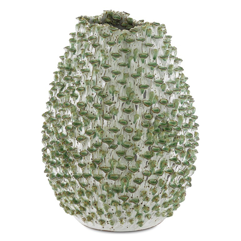 Ваза Milione Medium Vase Белый Зеленый Ваза Milione Medium Vase Белый Зеленый в Костроме | Loft Concept