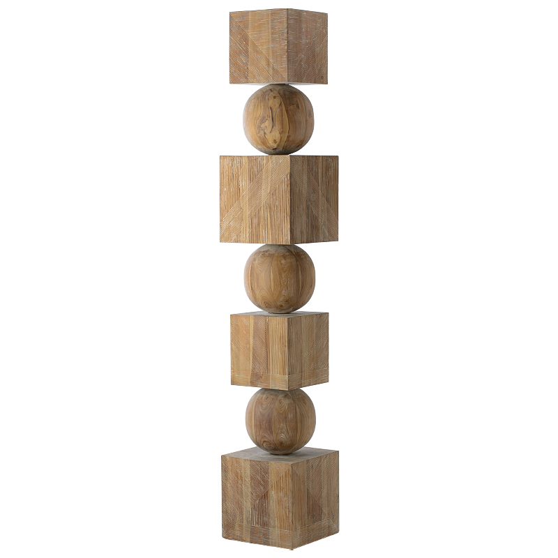 Арт-объект Art Object Squares and Balls made wood Арт-объект Art Object Squares and Balls made wood в Костроме | Loft Concept