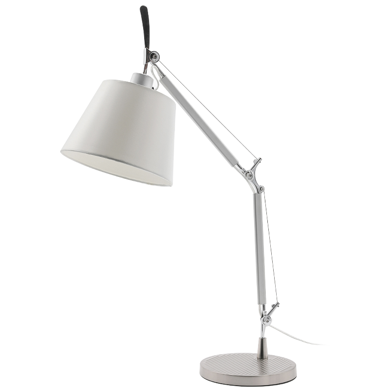 Настольная лампа Tolomeo Tavolo Basculante Белый Хром Настольная лампа Tolomeo Tavolo Basculante Белый Хром в Костроме | Loft Concept