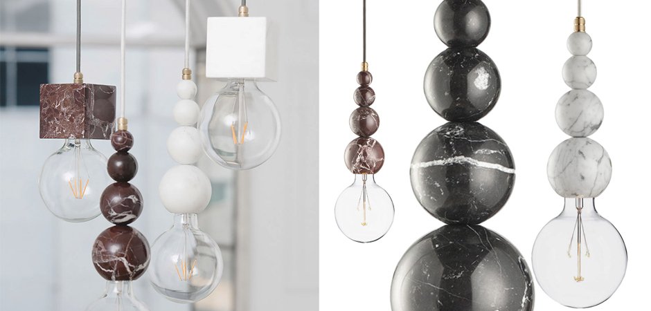 Подвесной светильник MARMOR SLIPP Nero Подвесной светильник MARMOR SLIPP Nero - Loft-Concept в Костроме