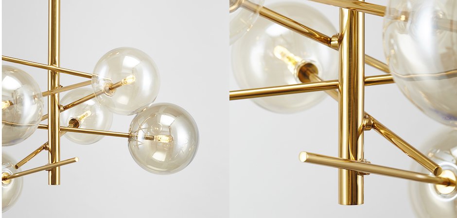 Люстра Bolle hanging lamp Gallotti & radice Люстра Bolle hanging lamp Gallotti & radice - Loft-Concept в Костроме