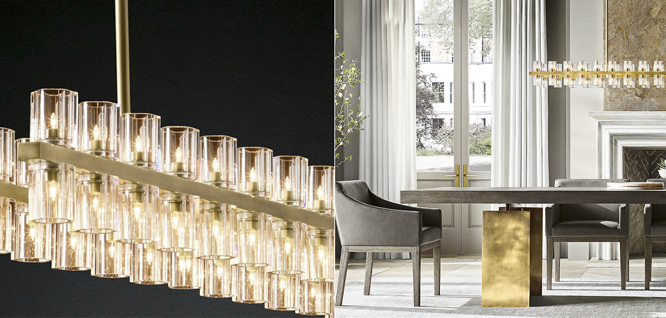 Люстра Restoration Hardware Arcachon Linear Chandelier Люстра Restoration Hardware Arcachon Linear Chandelier - Loft-Concept в Костроме