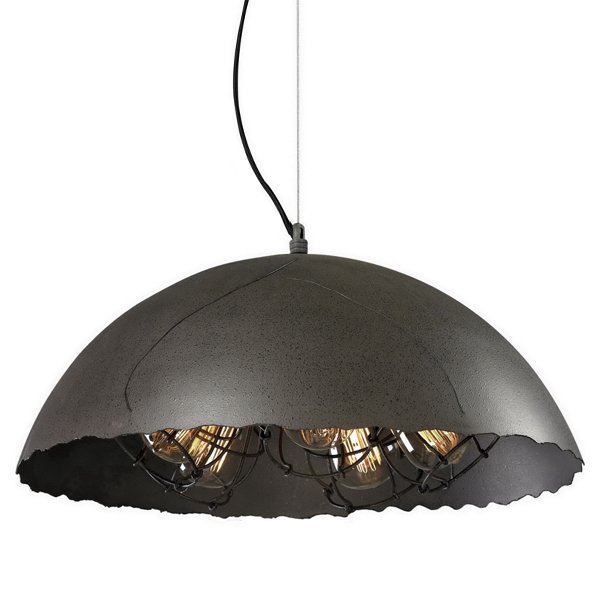 Подвесной светильник Uneven Edge Loft Pendant lamp 5 Графит Подвесной светильник Uneven Edge Loft Pendant lamp 5 Графит в Костроме | Loft Concept