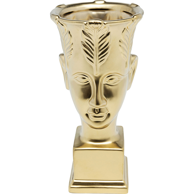 Ваза Golden Face Vase 26 Золотой Ваза Golden Face Vase 26 Золотой в Костроме | Loft Concept