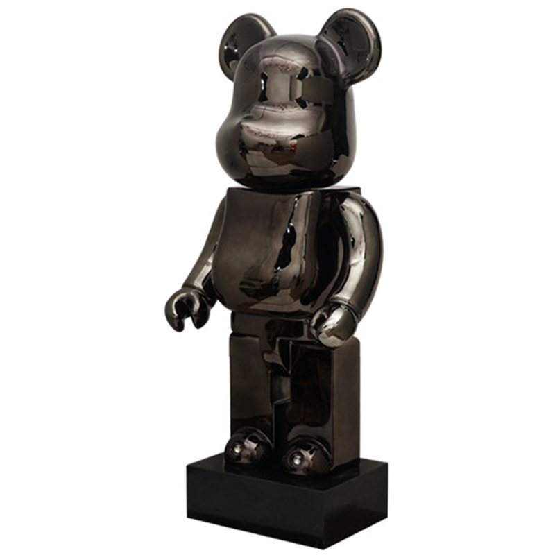 Статуэтка Bearbrick Black on stand Черный Статуэтка Bearbrick Black on stand Черный в Костроме | Loft Concept