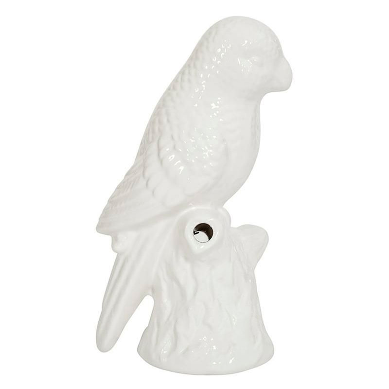 Фигурка керамика белый попугай Small Parrot Белый Фигурка керамика белый попугай Small Parrot Белый в Костроме | Loft Concept
