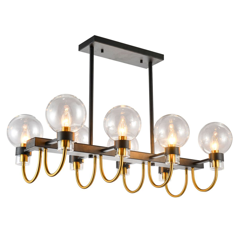 Люстра Votrom Chandelier Черный Прозрачный (Transparent) Бронза Люстра Votrom Chandelier Черный Прозрачный (Transparent) Бронза в Костроме | Loft Concept