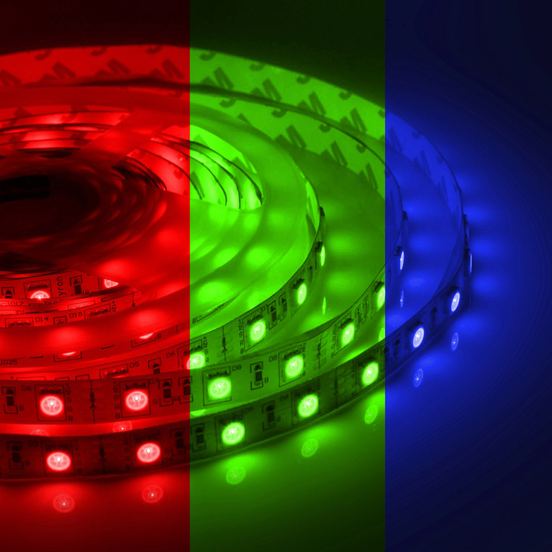 Комплект светодиодной ленты 7,2W/m 30LED/m 3528SMD разноцветный 5M Белый Комплект светодиодной ленты 7,2W/m 30LED/m 3528SMD разноцветный 5M Белый в Костроме | Loft Concept