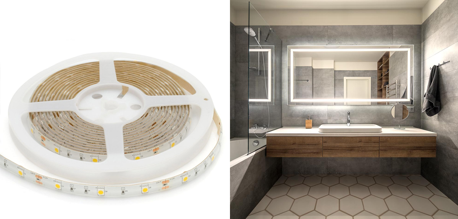 Светодиодная влагозащищенная лента 7,2W/m 30LED/m 5050SMD теплый белый 5M Светодиодная влагозащищенная лента 7,2W/m 30LED/m 5050SMD теплый белый 5M - Loft-Concept в Костроме