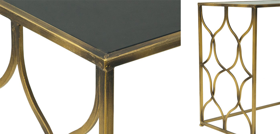 Консоль Golden Broken Rhombuses - Loft-Concept в Костроме