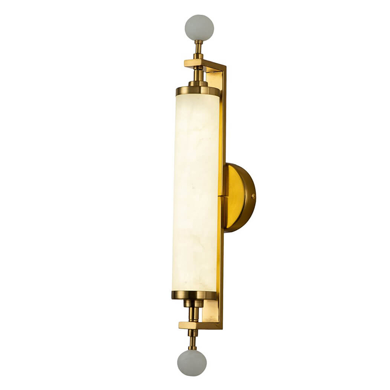 Бра Chantel Marble Wall Lamp S Латунь Белый Бра Chantel Marble Wall Lamp S Латунь Белый в Костроме | Loft Concept