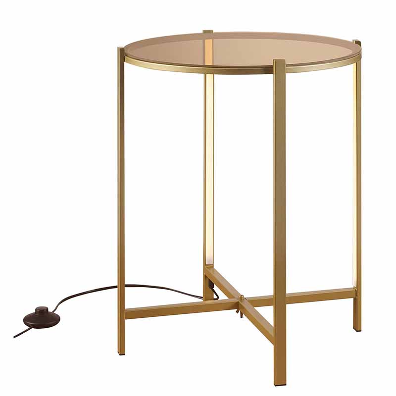 Приставной стол Galia Side Table Bronze LED Бронза Приставной стол Galia Side Table Bronze LED Бронза в Костроме | Loft Concept