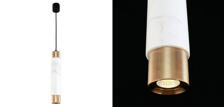 Подвесной светильник Cocktail Tube Бронзовый Подвесной светильник Cocktail Tube Бронзовый - Loft-Concept в Костроме