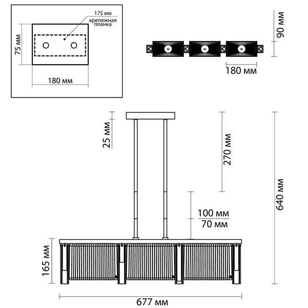 Люстра Madelen Chrome Linear Chandelier Люстра Madelen Chrome Linear Chandelier в Костроме