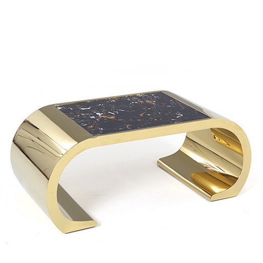 Кофейный стол Gold Regulus Глянцевое золото Кофейный стол Gold Regulus Глянцевое золото в Костроме | Loft Concept