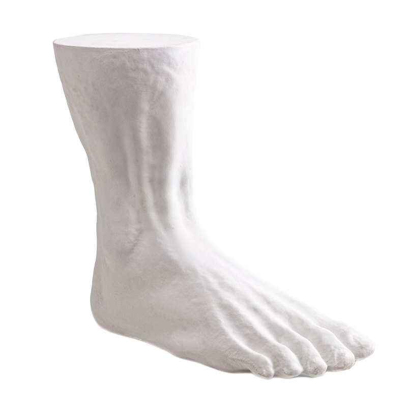Приставной столик Seletti Сolossus Foot Белый Приставной столик Seletti Сolossus Foot Белый в Костроме | Loft Concept